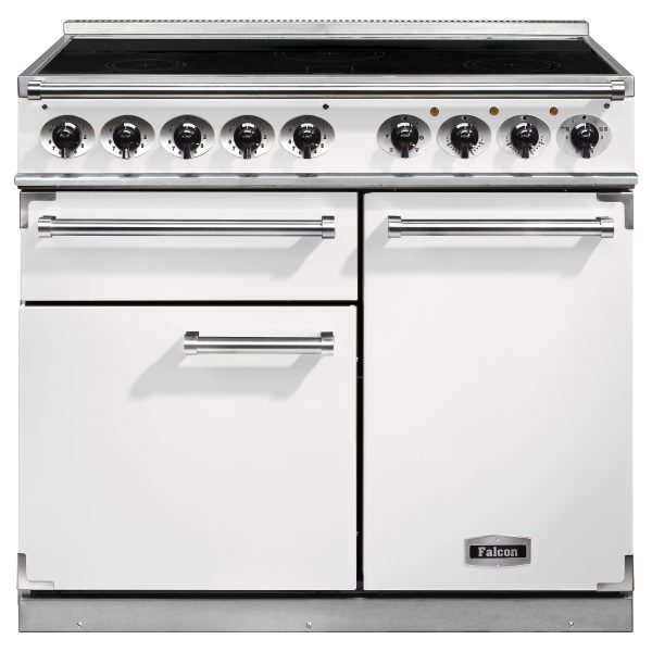 Falcon F1000DXEIWH/N 1000 Deluxe Induction Range Cooker In White