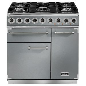 Falcon F900DXDFSS/C Deluxe 90cm Dual Fuel Range Cooker in Stainless Steel