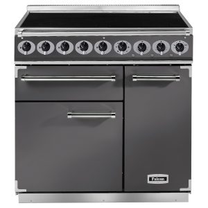Falcon F900DXEISL/C Deluxe 90cm Induction Range Cooker in Slate and Chrome