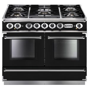 Falcon FCON1092DFBL/ Continental 1092 Dual Fuel Range Cooker In Black