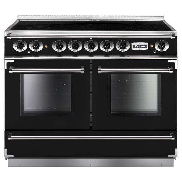 Falcon FCON1092EIBL/ Continental 1092 Induction Range Cooker In Black