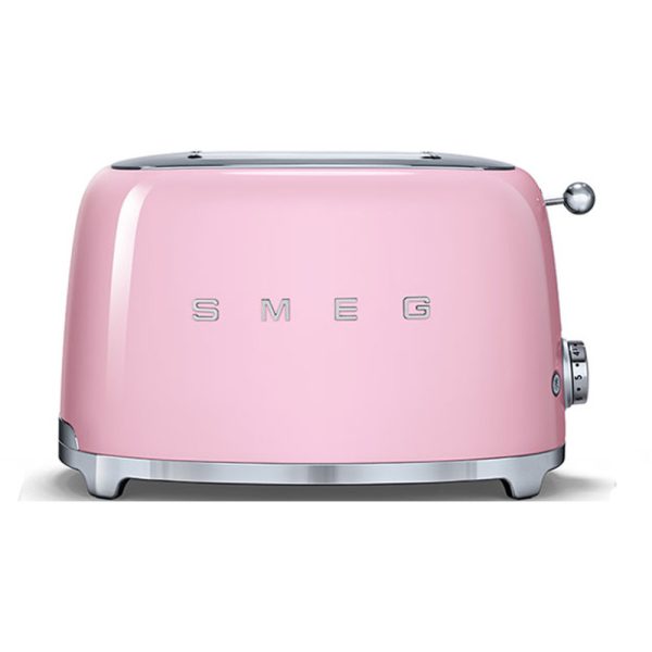 Smeg TSF01PKUK 50’s Retro Style 2 Slice Toaster in Pink