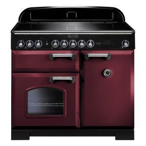 Rangemaster CDL100EICY/C Classic Deluxe 100 Induction Range Cooker – Cranberry & Chrome