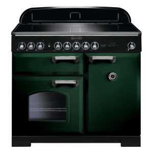 Rangemaster CDL100EIRG/C Classic Deluxe 100 Induction Range Cooker – Racing Green & Chrome