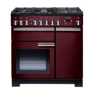 Rangemaster PDL90DFFCY/C Professional Deluxe 90 Dual Fuel Range Cooker – Cranberry