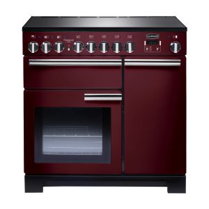 Rangemaster PDL90EICY/C Professional Deluxe 90 Induction Range Cooker – Cranberry