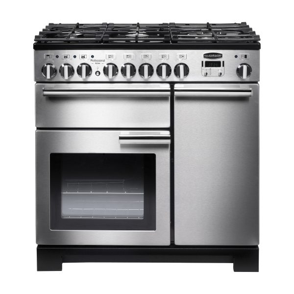 Rangemaster PDL90DFFSS/C Professional Deluxe 90 Dual Fuel Range Cooker – Stainless Steel