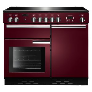 Rangemaster PROP100EICY Professional Plus 100 Induction Range Cooker In Cranberry