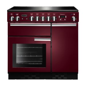 Rangemaster PROP90EICY/C Professional Plus 90 Induction Range Cooker In Cranberry