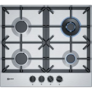 Neff T26DS59N0 60 cm, gas hob, Stainless steel
