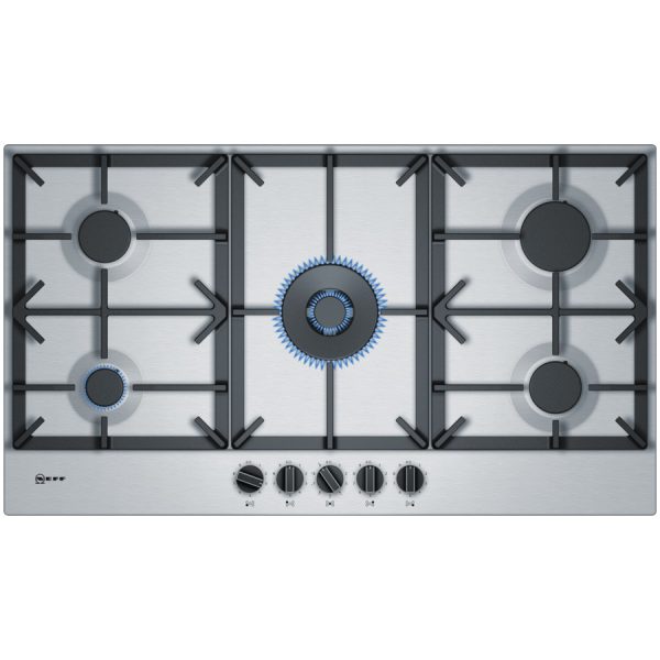 Neff T29DS69N0 90 cm, gas hob, Stainless steel
