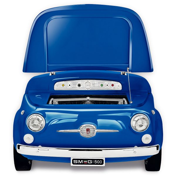 Smeg SMEG500BL Exclusive Fiat 500 design refrigerator-cellar, Blue