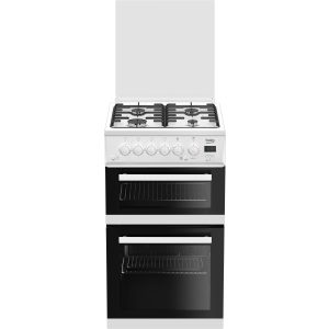 Beko Gas Cooker with Glass Lid EDG506W