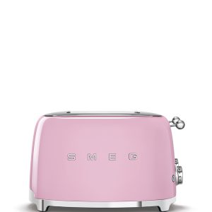 Smeg TSF03PKUK 50’s Retro Style Pink 4 Slice Toaster