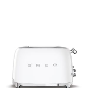 Smeg TSF03WHUK 50’s Retro Style White 4 Slice Toaster