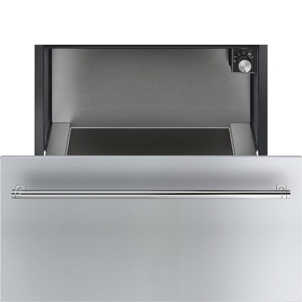 Smeg CR329X 29cm Height Classic Warming Drawer, Finger Friendly Stainless Steel