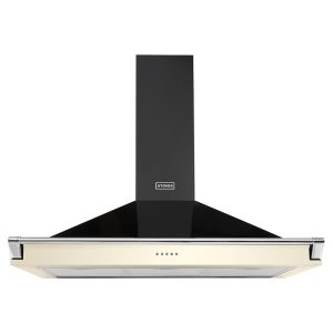 Stoves Richmond Chimney and Rail 1100 444410250 110cm Classic Cream Chimney and Rail Extractor Hood