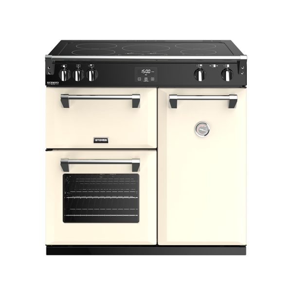 Stoves Richmond Deluxe S900EI 444444906 90cm Classic Cream Induction Cooker