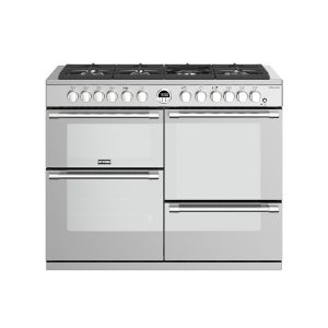 Stoves Sterling S1100DF 444444502 110cm Stainless Steel Dual Fuel Range Cooker