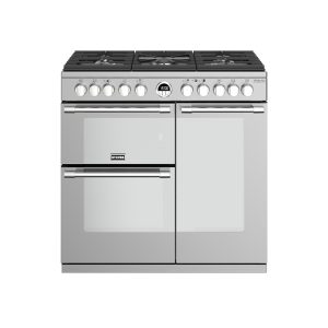 Stoves Sterling Deluxe S900DF 444444932 90cm Stainless Steel Dual Fuel Range Cooker