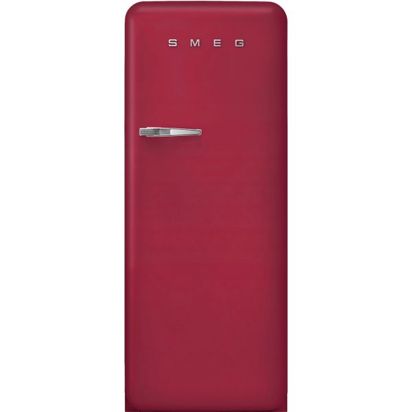 Smeg FAB28RDRB5 50s Retro Style Aesthetic Fridge with ice compartment Ruby Red, Right hand hinge