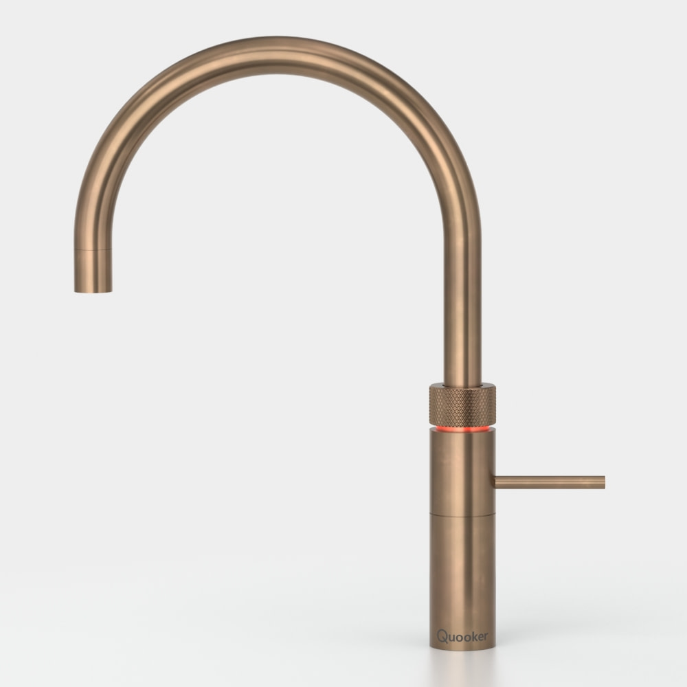 Quooker 7FRPTN PRO7 Fusion Round Tap – Patinated Brass With 7L Tank -  Appliance Centre