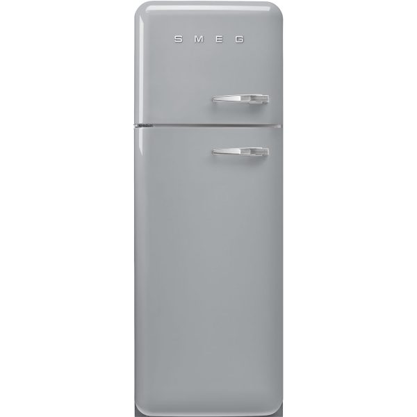 Smeg FAB30LSV5UK 50s Style Silver Retro Fridge Freezer