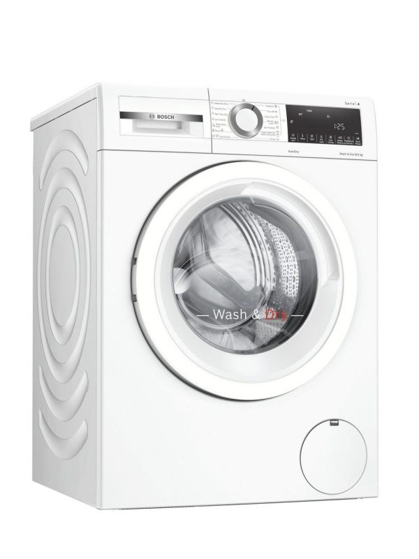 Bosch WNA134U8GB 8kg-5kg 1400 Spin Washer Dryer White