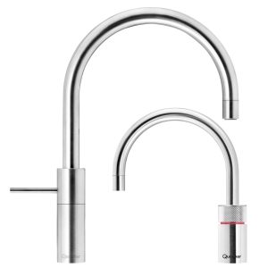 Quooker 3NRRVSTT PRO3 Nordic Round Twintaps –Stainless With 3L Tank