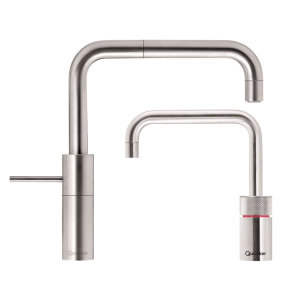 Quooker 3NSRVSTT PRO3 Nordic Square Twintaps – Stainless With 3L Tank