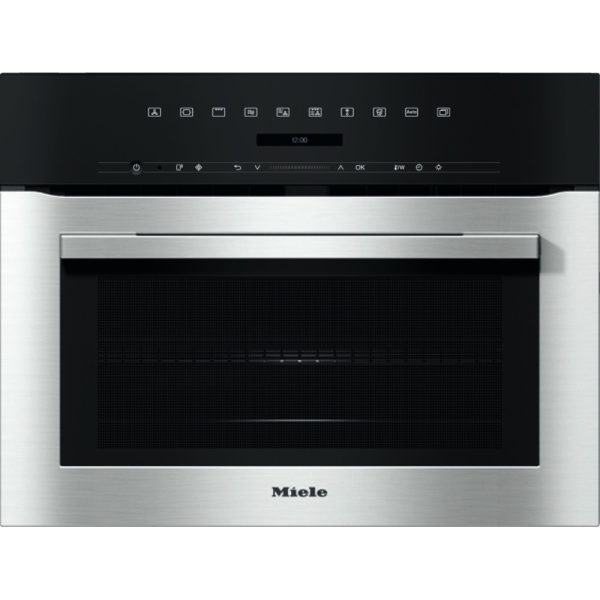 Miele H7140BM CLST Clean Steel Combination Microwave Oven