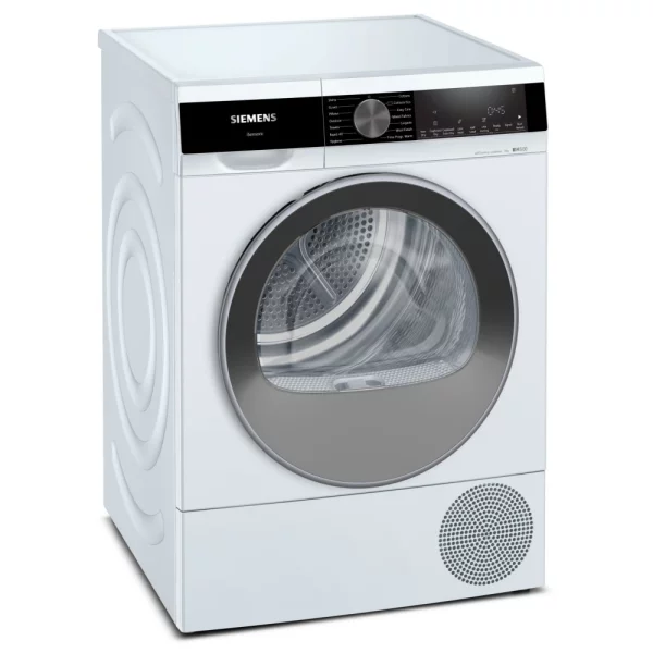 Siemens WQ45G209GB 9kg iQ500 White Heat Pump Condenser Dryer