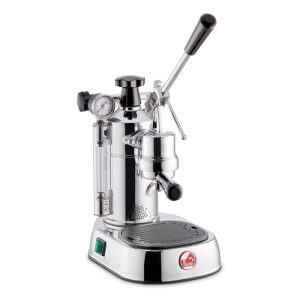 La Pavoni LPLPLQ01UK Professional Lusso Lever Coffee Machine Stainless Steel and Black