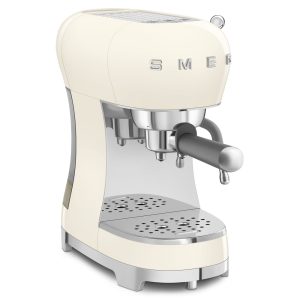Smeg ECF02CRUK 50s Style Cream Espresso Machine With Pump