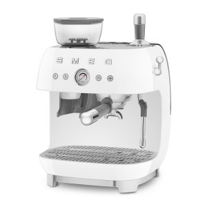 Smeg EGF03WHUK 50s Style Espresso Coffee Machine With Pump White