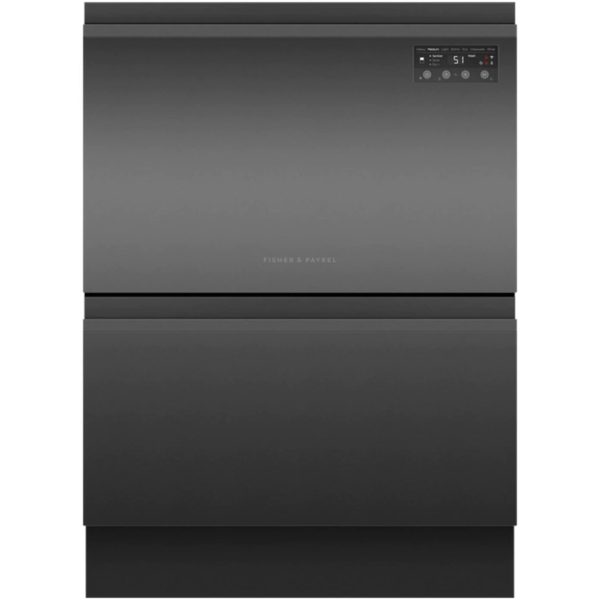 Fisher & Paykel DD60D2HNB9 60cm Fully Integrated Black Double Dishdrawer Dishwasher
