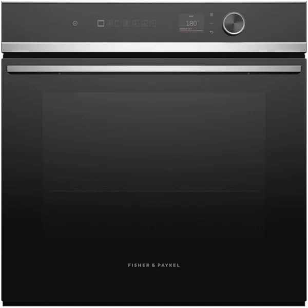 Fisher & Paykel OB60SD11PLX1 60cm Fully Integrated Black Single Oven with Stainless Steel