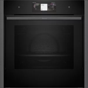 Neff B64VT73G0B 60cm Built-in Black and Graphite Single Oven with Vario Steam