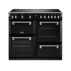 Stoves 444411444 Richmond Deluxe D1000Ei RTY 100cm Black Electric Induction Range Cooker