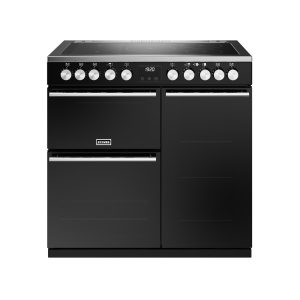 Stoves 444411488 90cm Precision Deluxe D900Ei RTY Black Electric Induction Range Cooker