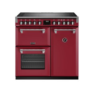 Stoves 444411523 Richmond Deluxe D900Ei RTY 90cm Chilli Red Electric Induction Range Cooker