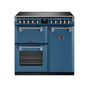 Stoves 444411529 Richmond Deluxe D900Ei RTY 90cm Thunder Blue Electric Induction Range Cooker