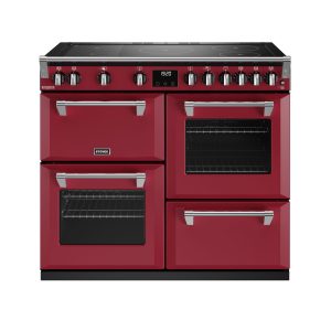 Stoves 444411553 Richmond Deluxe D1000Ei RTY 100cm Chilli Red Electric Induction Range cooker