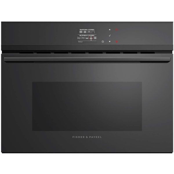 Fisher & Paykel OM60NDBB1 60cm Black Combination Microwave Oven