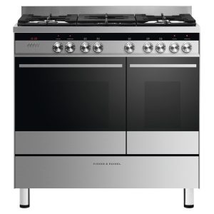 Fisher & Paykel OR90L7DBGFX1 90cm Stainless Steel Dual Fuel Range Cooker